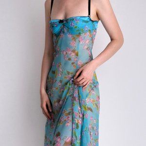 Vintage Fall 2000 D&G Floral Dress